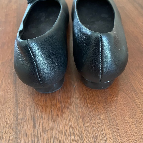 Vionic Lydia Low Wedge Shoes Black Shoes Bows Ballerina Sz US 6 EU 37 - Picture 4 of 8